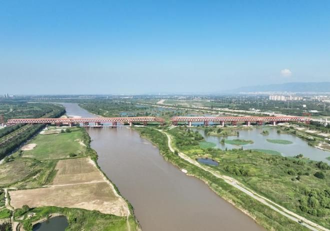 西安地鐵10號(hào)線跨渭河特大橋